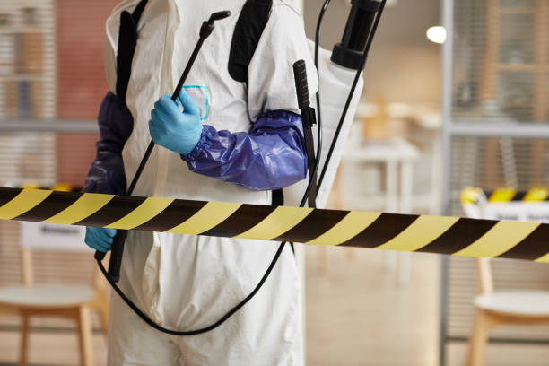 Professional Biohazard Cleanup technician working in Wallace, ID